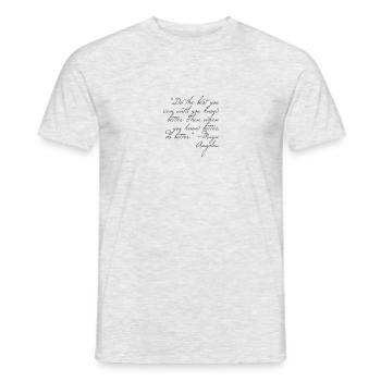 Maya - Men's T-Shirt - heather grey - Front - AI Model Male 178 dark (178cm)