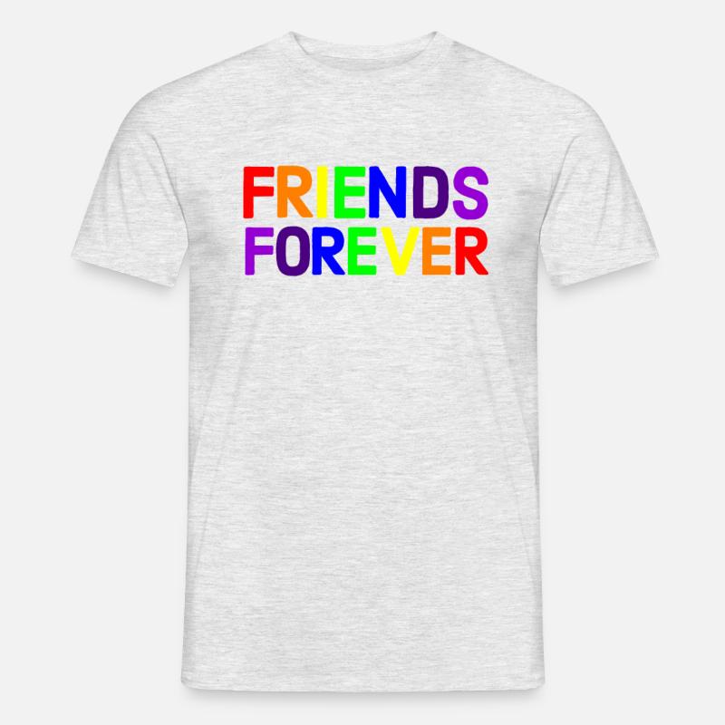 Regenbogen, Regenbogen, Regenbogen, Regenbogen, Regenbogen - Männer T-Shirt - Grau meliert
