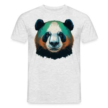 Cadeau Panda Lover - T-shirt homme - gris chiné - Devant - AI Model Male 178 dark (178cm)