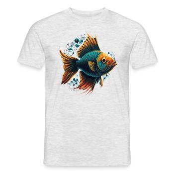 Deep Sea Creature - Men's T-Shirt - heather grey - Front - AI Model Male 178 dark (178cm)