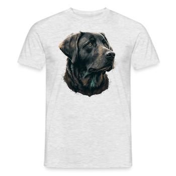 Guter Labrador Retriever - Männer T-Shirt - Grau meliert - Vorne - AI Model Male 178 dark (178cm)