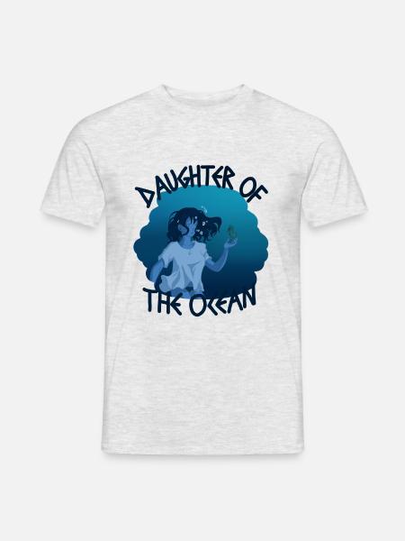 Tochter des Ozeans - Männer T-Shirt - Grau meliert