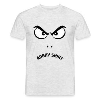 Mauvais regard - T-shirt homme - gris chiné - Devant - AI Model Male 178 dark (178cm)