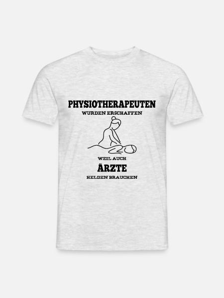 Physiotherapie Physio Physiotherapeutin Geschenk - Männer T-Shirt - Grau meliert