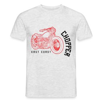 Bikers, motorcyclists - Men's T-Shirt - heather grey - Front - AI Model Male 178 dark (178cm)