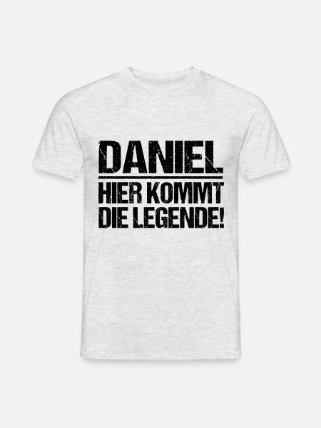 First name Daniel - Men's T-Shirt - heather grey