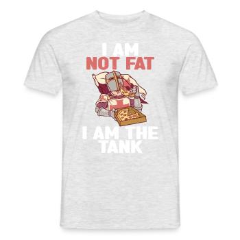Pen and Paper for RPG Gaming Father - Men's T-Shirt - heather grey - Front - AI Model Male 178 dark (178cm)