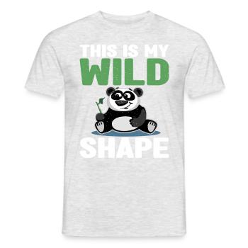 Pen and Paper for RPG Gaming Father - Men's T-Shirt - heather grey - Front - AI Model Male 178 dark (178cm)
