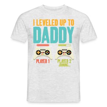 Je suis passé à Daddy Cool Art à bientôt - T-shirt homme - gris chiné - Devant - AI Model Male 178 dark (178cm)