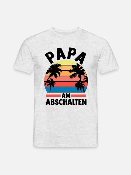 Vacation Vacationer Father Dad - Men's T-Shirt - heather grey