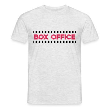 Box Office Kino Movies Film Theater Kasse Cinema - Männer T-Shirt - Grau meliert - Vorne - AI Model Male 178 dark (178cm)