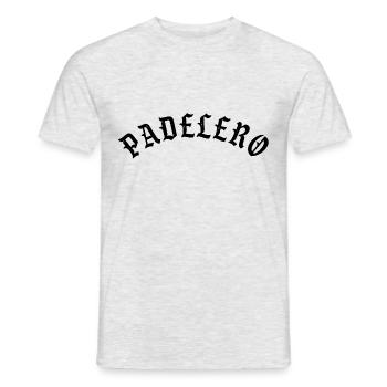 Pádel Spieler - Männer T-Shirt - Grau meliert - Vorne - AI Model Male 178 dark (178cm)