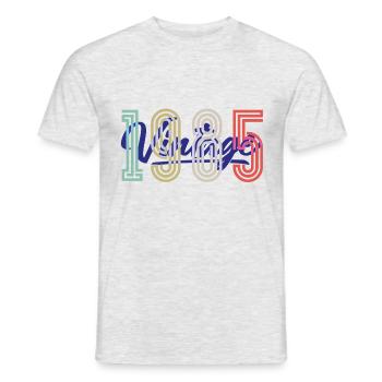 Millésime 1985 - T-shirt homme - gris chiné - Devant - AI Model Male 178 dark (178cm)