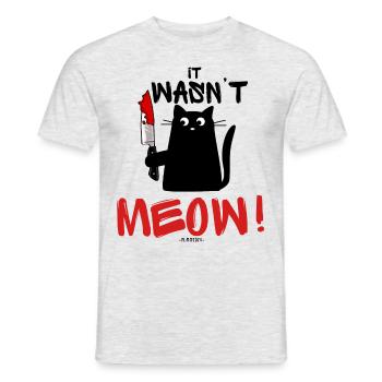 It wasn't me ! - T-shirt homme - gris chiné - Devant - AI Model Male 178 dark (178cm)