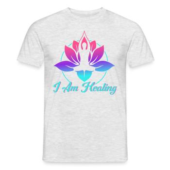 Reiki Symbol Reiki Master Reiki Crystal Gift - Men's T-Shirt - heather grey - Front - AI Model Male 178 dark (178cm)
