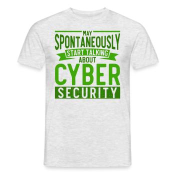 Network Security Specialist Gift - Men's T-Shirt - heather grey - Front - AI Model Male 178 dark (178cm)