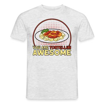 Noodles Noodle Lover Lasagna Spaghetti Gift - Men's T-Shirt - heather grey - Front - AI Model Male 178 dark (178cm)
