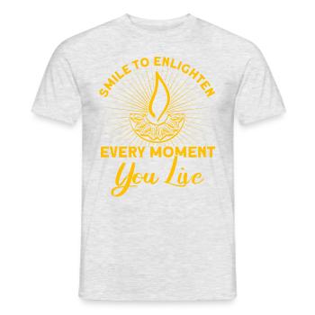 Diwali Hindus Sikh Fest der Lichter Geschenk - Männer T-Shirt - Grau meliert - Vorne - AI Model Male 178 dark (178cm)