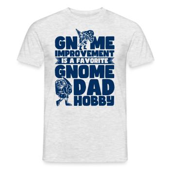 Thanksgiving Funny Dwarves Costume Autumn - Men's T-Shirt - heather grey - Front - AI Model Male 178 dark (178cm)