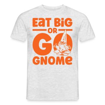 Thanksgiving Funny Dwarves Costume Autumn - Men's T-Shirt - heather grey - Front - AI Model Male 178 dark (178cm)