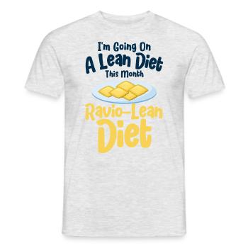 Noodles Noodle Lover Ravioli Cadeau - T-shirt homme - gris chiné - Devant - AI Model Male 178 dark (178cm)