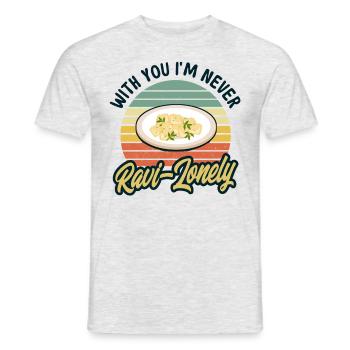 Noodles Noodle Lover Ravioli Cadeau - T-shirt homme - gris chiné - Devant - AI Model Male 178 dark (178cm)