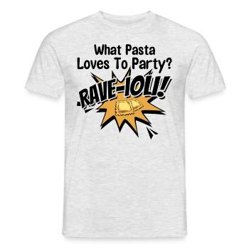 Noodles Noodle Lover Ravioli Cadeau - T-shirt homme - gris chiné - Devant - AI Model Male 178 dark (178cm)