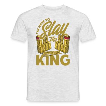 Kubb Kubb Spieler Kubb Liebhaber Kubb Königin - Männer T-Shirt - Grau meliert - Vorne - AI Model Male 178 dark (178cm)