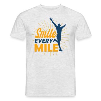 Runner Half Marathon Jogging Gift - Men's T-Shirt - heather grey - Front - AI Model Male 178 dark (178cm)