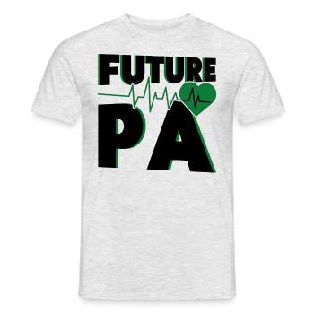 Medical Education Study Medical Student - Men's T-Shirt - heather grey - Front - AI Model Male 178 dark (178cm)