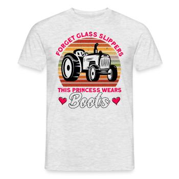 Bauernhof Traktor Landwirt Geschenk - Männer T-Shirt - Grau meliert - Vorne - AI Model Male 178 dark (178cm)