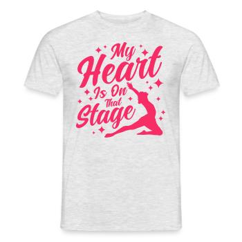 Ballet Dance Ballerina Ballet Dance Gift - Men's T-Shirt - heather grey - Front - AI Model Male 178 dark (178cm)