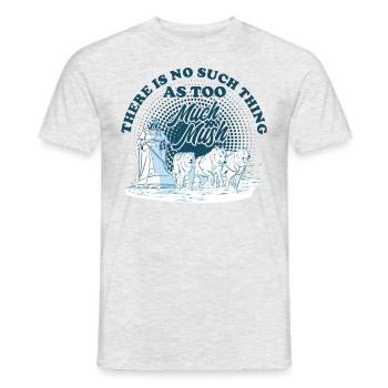 Sled Dog Racing Dog Sled Husky Owners - Men's T-Shirt - heather grey - Front - AI Model Male 178 dark (178cm)