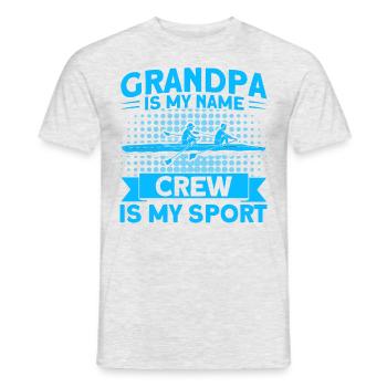 Rowing Team Rowing Team Rower Gesche - Men's T-Shirt - heather grey - Front - AI Model Male 178 dark (178cm)