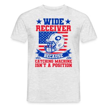American Football Mannschaft Football Spiel Americ - Männer T-Shirt - Grau meliert - Vorne - AI Model Male 178 dark (178cm)
