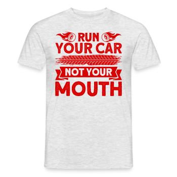 Drag Racing Drag Race Car Racing Gift - Men's T-Shirt - heather grey - Front - AI Model Male 178 dark (178cm)