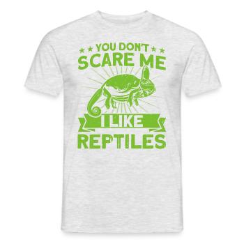 Snake Reptiles Reptiles Reptile Lovers Cadeau - T-shirt homme - gris chiné - Devant - AI Model Male 178 dark (178cm)