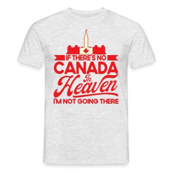 Racines canadiennes Canada Vacances Canada Cadeau - T-shirt homme - gris chiné - Devant - AI Model Male 178 dark (178cm)