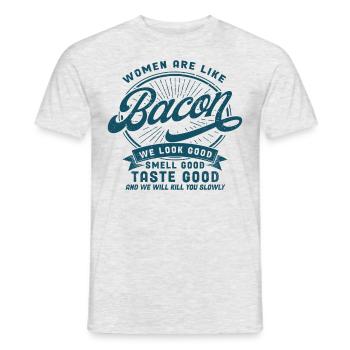 Black Humor Sarcasm Irony Gift - Men's T-Shirt - heather grey - Front - AI Model Male 178 dark (178cm)