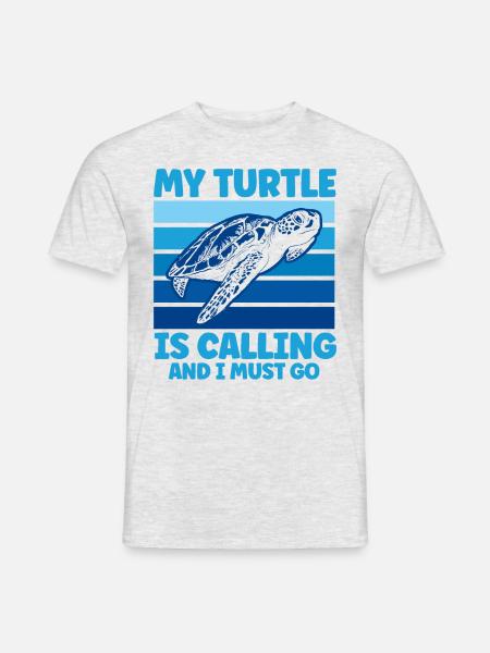 Turtle Keeping Sea Turtle Turtles - Men's T-Shirt - heather grey
