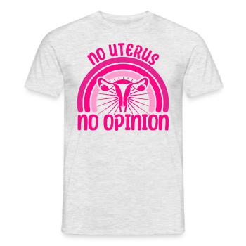 Women's Rights Feminist Empowerment - Men's T-Shirt - heather grey - Front - AI Model Male 178 dark (178cm)