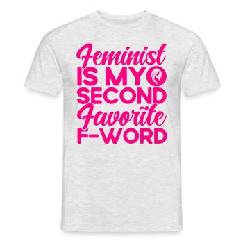 Gender equality Gender equality - Men's T-Shirt - heather grey - Front - AI Model Male 178 dark (178cm)
