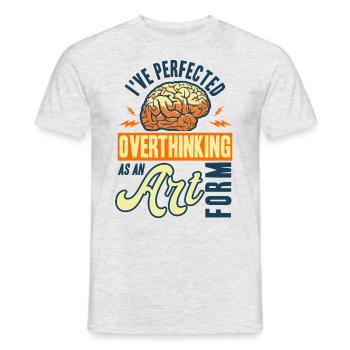 Sarcasme Sarcastique Ironie Cadeau - T-shirt homme - gris chiné - Devant - AI Model Male 178 dark (178cm)