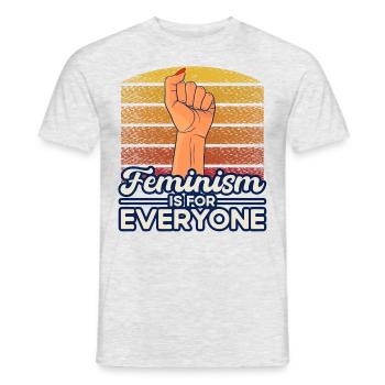 Women's Rights Feminist Empowerment - Men's T-Shirt - heather grey - Front - AI Model Male 178 dark (178cm)