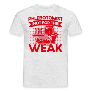 Blutabnahme Phlebotomie Labor Phlebotomist Geschen - Männer T-Shirt - Grau meliert - Vorne - AI Model Male 178 dark (178cm)