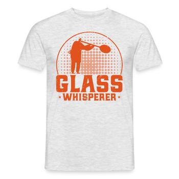 Souffleurs de verre Souffleurs de verre Souffleurs de verre Cadeau - T-shirt homme - gris chiné - Devant - AI Model Male 178 dark (178cm)