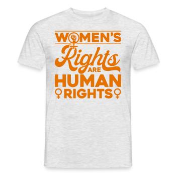 Droits des femmes Égalité des droits - T-shirt homme - gris chiné - Devant - AI Model Male 178 dark (178cm)