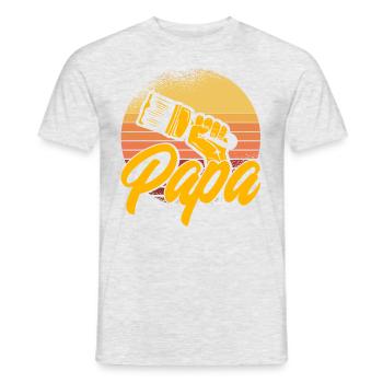 Maler Bautenmaler Farbe mischen Geschenk - Männer T-Shirt - Grau meliert - Vorne - AI Model Male 178 dark (178cm)