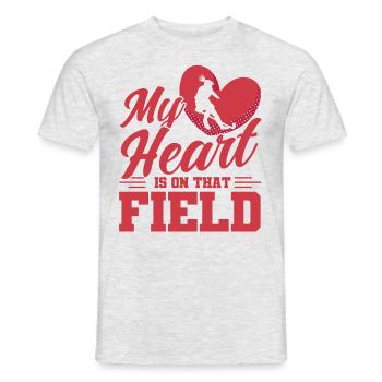 Feldhockey Spieler Mannschaftssport Hallen Feldhoc - Männer T-Shirt - Grau meliert - Vorne - AI Model Male 178 dark (178cm)