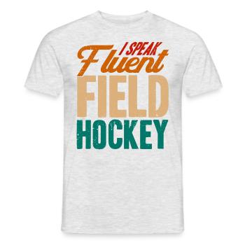 Team Sports Field Hockey Field Hockey Game History - Men's T-Shirt - heather grey - Front - AI Model Male 178 dark (178cm)